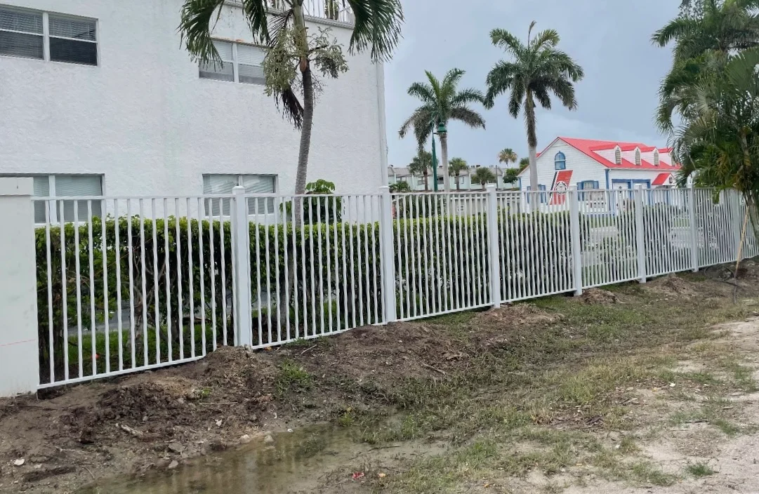 Custom metal fence for Coral Reef (2)